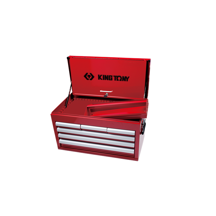 King Tony 6 Draw Toolbox – Black Kt Logo