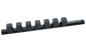 1" Dr. Magnetic Socket Rail, 7 Slot