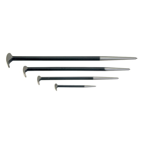 4 Piece Rolling Head Pry Bar Set