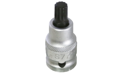 1/2" Dr. Spline Bit Socket, M10 x 55mm