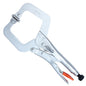 Locking C-Clamp Pliers Swivel Jaw, 275mm (11")