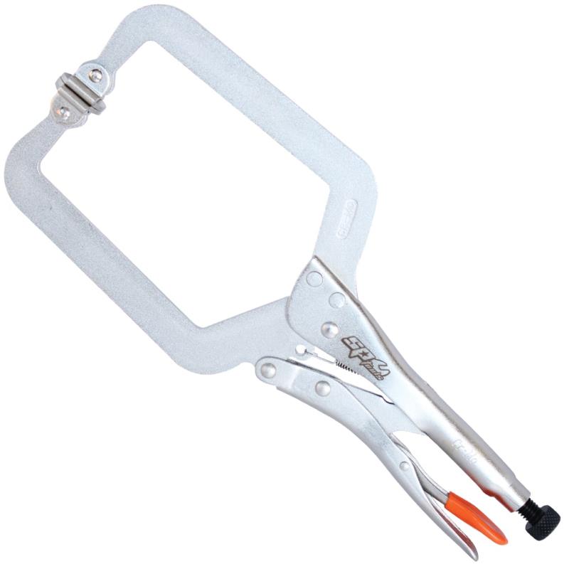 Locking C-Clamp Pliers Swivel Jaw, 380mm (15")