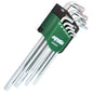 Stubby Ball End Tamper Torx Key Set, 9 Piece