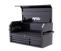 Sumo Series Power Hutch Top Box, 5 Drawer (Black/Black)
