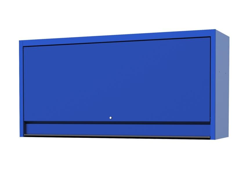 USA Sumo Series 73" Wide Power Top Hutch, Shelf, Pegboard & Light (Blue/Black)
