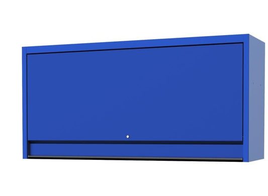 USA Sumo Series 73" Wide Power Top Hutch, Shelf, Pegboard & Light (Blue/Black)