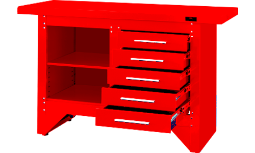 Work Station, 5 Drawer
