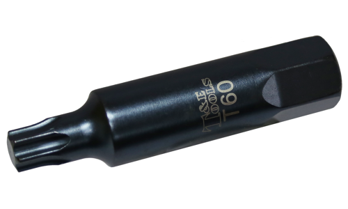 22mm Hex Torx Insert Bit, T60 x 107mm