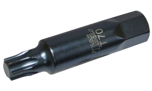 22mm Hex Torx Insert Bit, T70 x 107mm