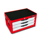 Toptul Tool Chest 3 Drawer Red 687x459x360mm Toptul TBAD0302