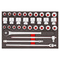 Teng 32pc 3/4in Dr. MM/AF Socket & Acc. Set (EVA)