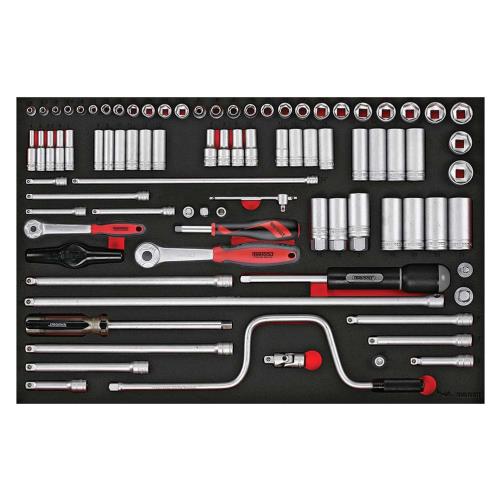 Teng 86pc 1/4in & 3/8in Dr. Metric Socket & Accessories Set (EVA)