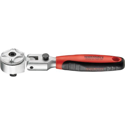 Teng 1/2in Dr. Flex-Head Stubby Ratchet Handle 72T