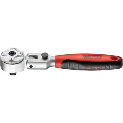 Teng 1/2in Dr. Flex-Head Stubby Ratchet Handle 72T