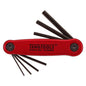 Teng 7pc Fold-Up Metric Hex Key Set - 1.5-6.0mm