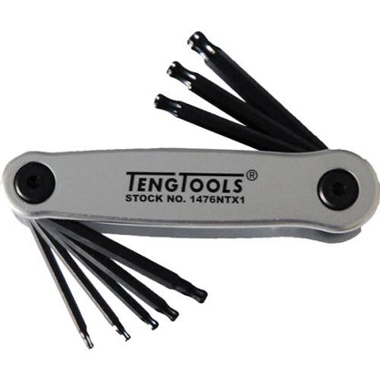 Teng 8pc TX Set With Ball Point End (Folding)