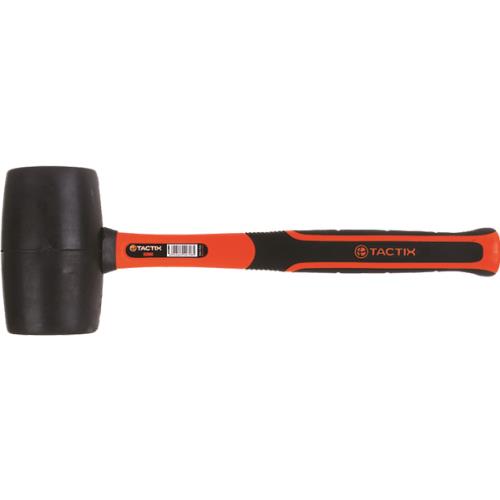 Tactix Mallet Rubber 16oz (58mm) Black Fiberglass
