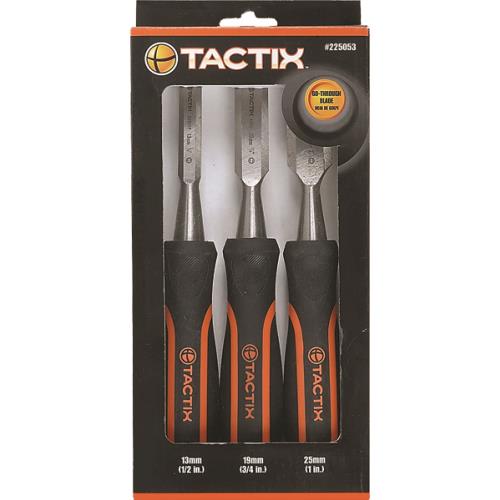 Tactix Chisel Wood 3pc Set-Long