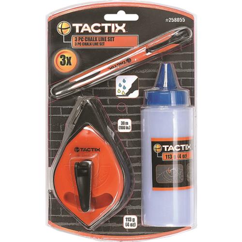 Tactix Chalk Line 3pc Set