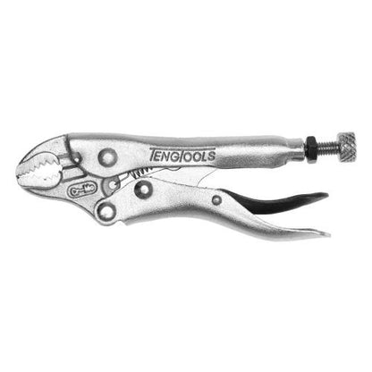 Teng 7in Power Grip Plier Curved Jaw