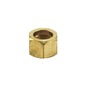 1/4in Brass Nut Solder-on**