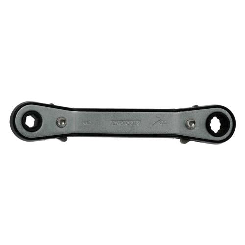 Teng Ratchet Off-Set Dbl. Ring Spanner 17mm x 19mm