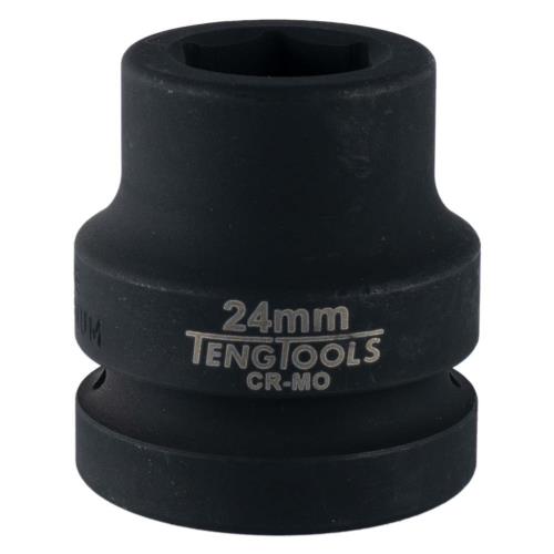 Teng 1in Dr. Impact Socket 24mm Din