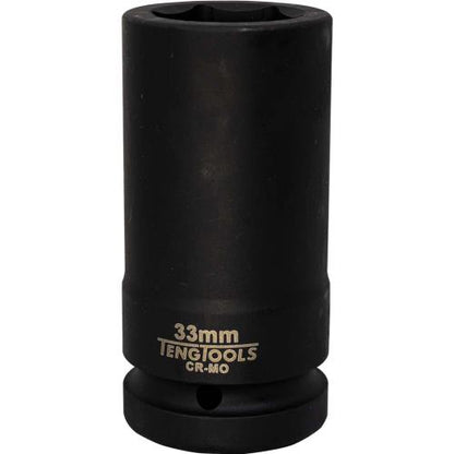 Teng 1in Dr. Deep Impact Socket 33mm Din