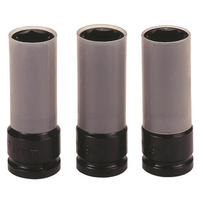 Teng 3pc 1/2in Dr. Impact Wheel Nut Socket Set