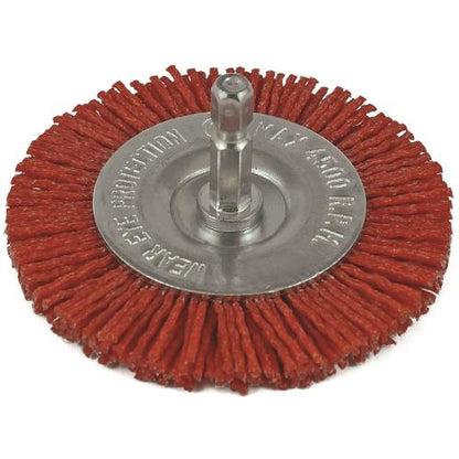 ITM Nylon Spindle Mounted Wheel Brush 75mm