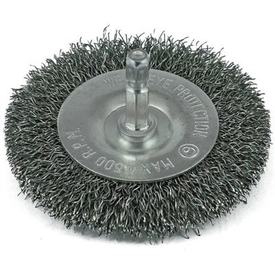 ITM Crimp Wire Spindle Mounted Wheel Brush 50mm