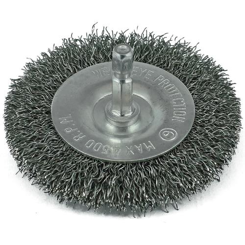 ITM Crimp Wire Spindle Mounted Wheel Brush 50mm