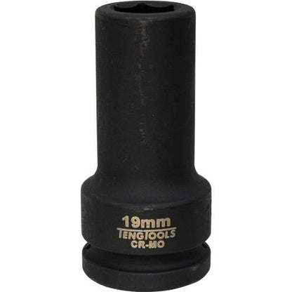 Teng 3/4in Dr. Deep Impact Socket 19mm DIN