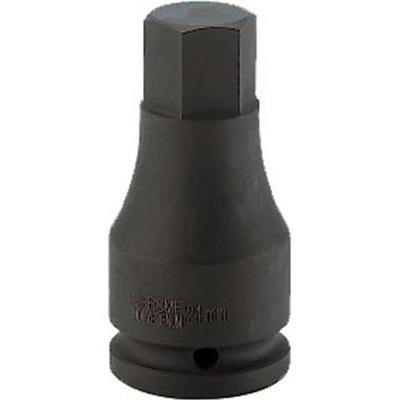 Teng 3/4in Dr. Hex Bit Impact Socket 24mm Din