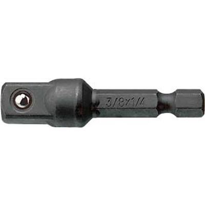 Teng 1pc Bit Adaptor 1/4in (H) x 3/8in (S)