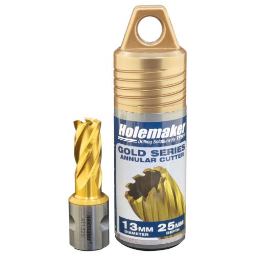 Holemaker Uni Shank Tinite (Tin) Cutter 13mmx25mm
