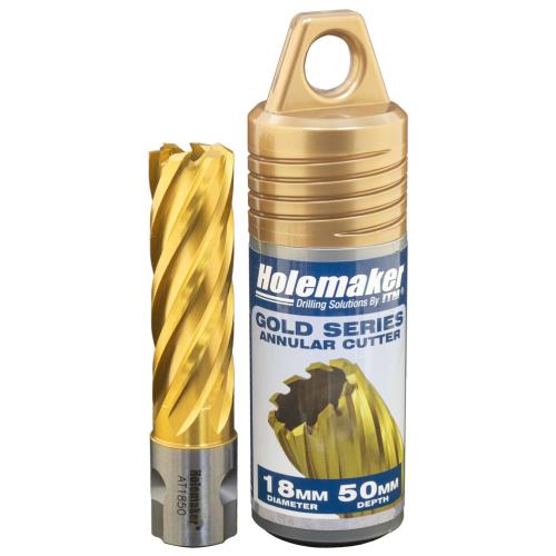 Holemaker Uni Shank Tinite (Tin) Cutter 18mmx50mm