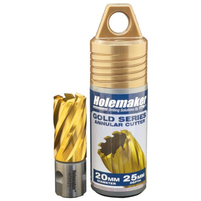 Holemaker Uni Shank Tinite (Tin) Cutter 20mmx25mm
