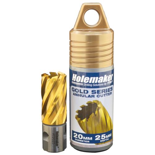 Holemaker Uni Shank Tinite (Tin) Cutter 20mmx25mm