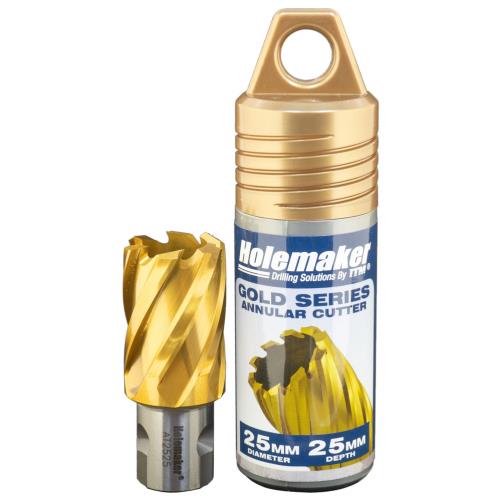 Holemaker Uni Shank Tinite (Tin) Cutter 25mmx25mm
