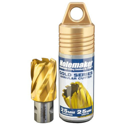 Holemaker Uni Shank Tinite (Tin) Cutter 25mmx25mm