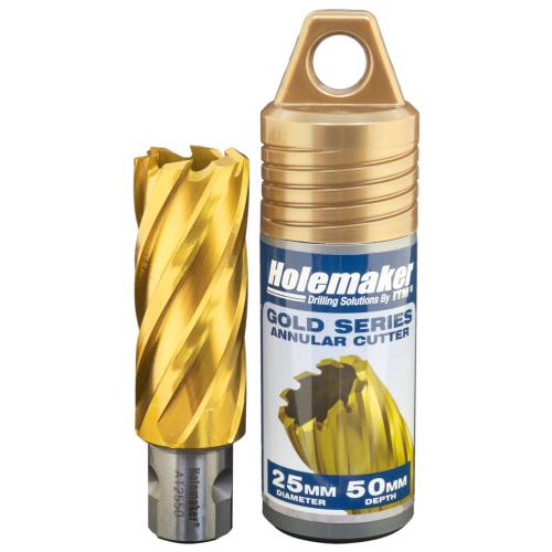 Holemaker Uni Shank Tinite (Tin) Cutter 25mmx50mm