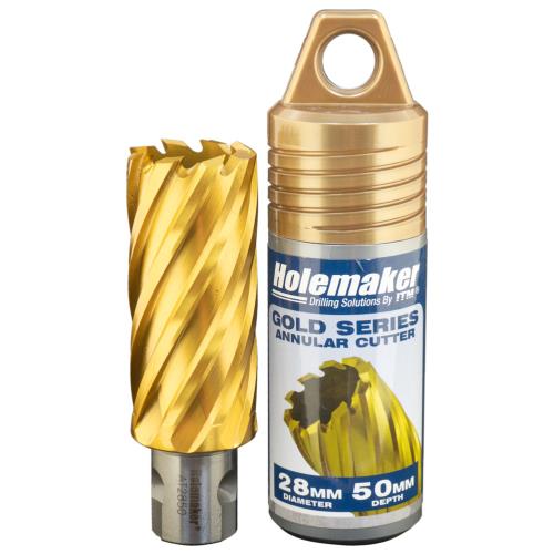 Holemaker Uni Shank Tinite (Tin) Cutter 28mmx50mm