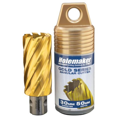 Holemaker Uni Shank Tinite (Tin) Cutter 30mmx50mm