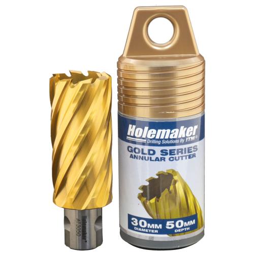 Holemaker Uni Shank Tinite (Tin) Cutter 30mmx50mm