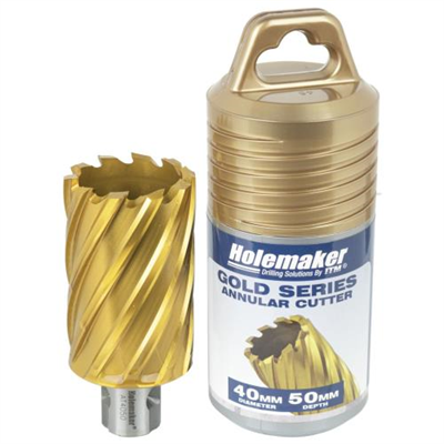 Holemaker Uni Shank Tinite (Tin) Cutter 40mmx50mm