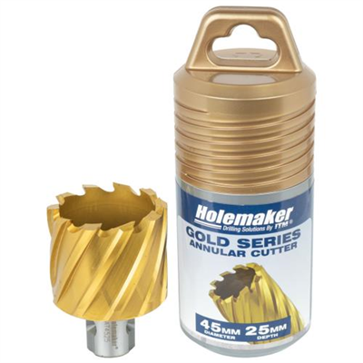 Holemaker Uni Shank Tinite (Tin) Cutter 45mmx25mm
