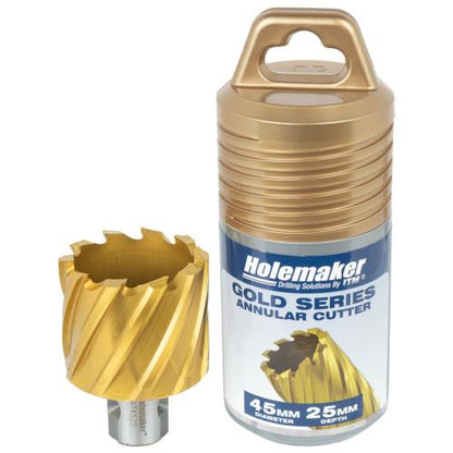 Holemaker Uni Shank Tinite (Tin) Cutter 45mmx25mm