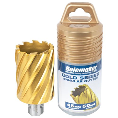 Holemaker Uni Shank Tinite (Tin) Cutter 45mmx50mm
