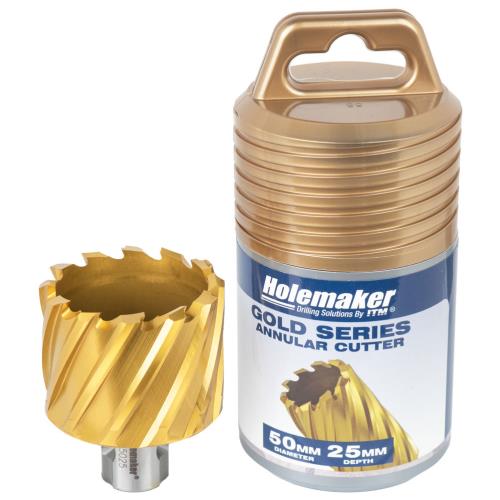 Holemaker Uni Shank Tinite (Tin) Cutter 50mmx25mm